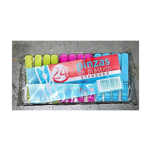 Pinza Tender Ropa Pl Tarres 24 Pz