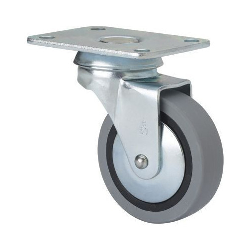 Rueda Gir 050mm 1-0217 Pl.070x055 022kg.liso Gom N/g Bd Pgi