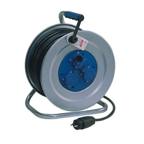 Enrollacable 3x2,5mm 25mt 4000w Ip55 3t-tt Term. Met Tayg