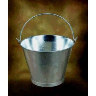 Cubo Const Conico 14" 14lt Asa Lisa Galv M.soler