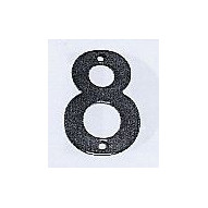 Numero Señal Atorn. 100mm "8" Forjado Ne El Zorro
