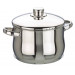 IBILI - Olla con tapa oslo, 28 cms, Acero inoxidable, Apta para induccion