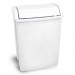 TATAY 1100901 Papelera con Tapa Basculante, Blanco, 49 L