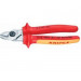 Knipex Tijeras cortacables cromado, aislados con fundas multicomponentes, según norma VDE 165 mm 95 16 165