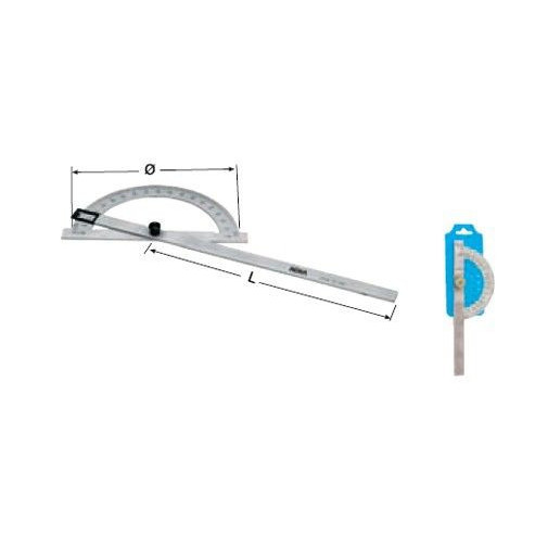 Transportador Medic Angulos 130x160mm Acha