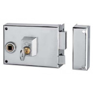 Cerradura - Hierro Niquelado 125br12i/0 Izda. Unidad