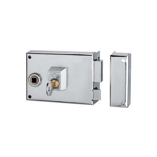 Cerradura - Hierro Niquelado 125br12i/0 Izda. Unidad