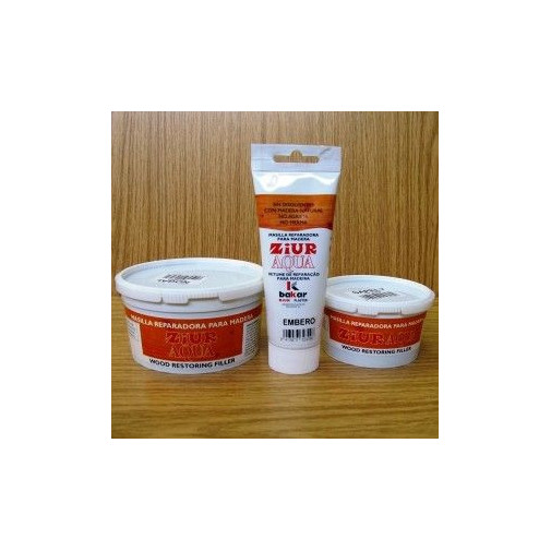 Emplaste Madera 300 Gr. Castaño Ziur-aqua