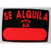 Cartel Señal 50x70cm Se Alquila Radiante Glasspack Superl.