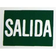 Placa Señal Adh 297x210mm Salida Poliest Lum Superl.