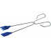 Fackelmann TENACILLAS COCINA PALAS SILICONA 30CM. FM, Nylon, Metálico y azul, 30 cm