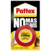 Pattex 1403702 Cinta de doble cara a tiras No más clavos, fijación permanente, 10 tiras
