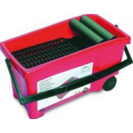 Cubeta Pintor 24 Lt Rejilla Y Rodillos Ruedas Pl Rubi