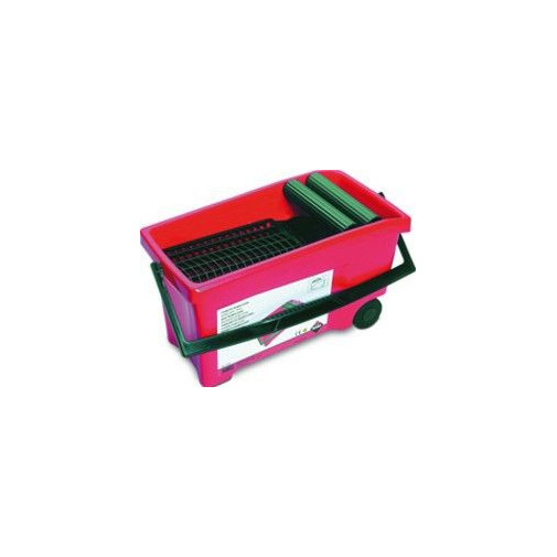 Cubeta Pintor 24 Lt Rejilla Y Rodillos Ruedas Pl Rubi