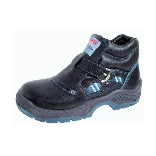 Bota T46 S2 Pun.plas Suela Pu/tpu Fragua Plus Piel Ne Panter