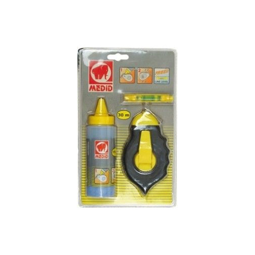 Plomada Alb. Trazad. 30mt Col.115gr Niv.cordel Abs Medid