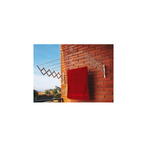 Tendedero Pared 5 B. 120cm Ext Ac.ep. Bl Acordeon Cuncial
