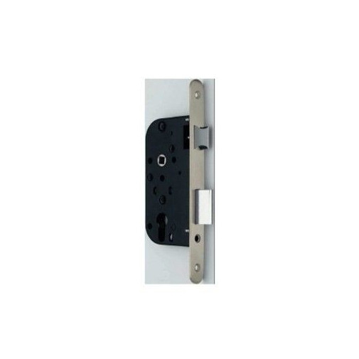 Cerradura Entrada 70mm 1059-r 23x50 Canto Redondo Inox