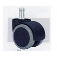 Rueda Gir.dble Silla Ofi 11x22 1-0497 Espiga 050kg N/g Dk Al