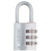 Abus 145/30_PLATA - Candado aluminio combinacion 30mm 3 dígitos plata