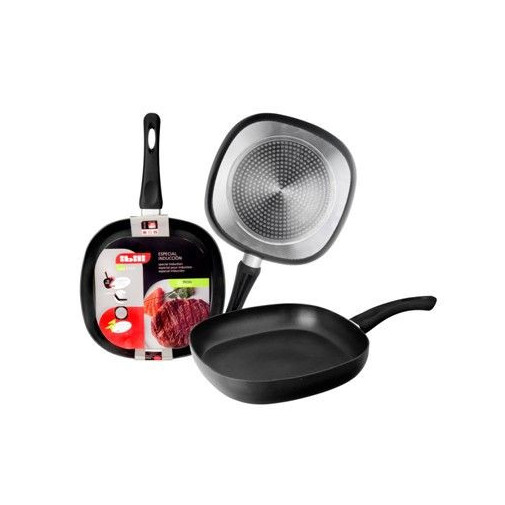 Sarten Coc Grill 26x26cm Liso Indubasic Alu.forj Ibili