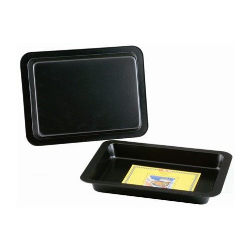 Rustidera Horno 33x23x5cm Antiadh Chapa Moka Ibili