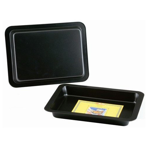 Rustidera Horno 37x27x5cm Antiadh Chapa Moka Ibili