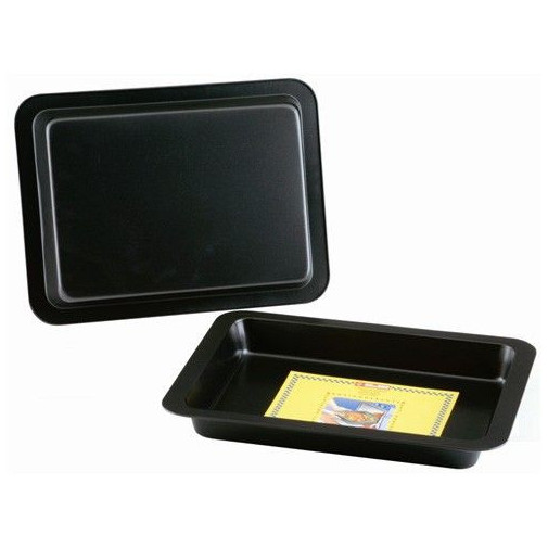 Rustidera Horno 40x29x6cm Antiadh Chapa Moka Ibili