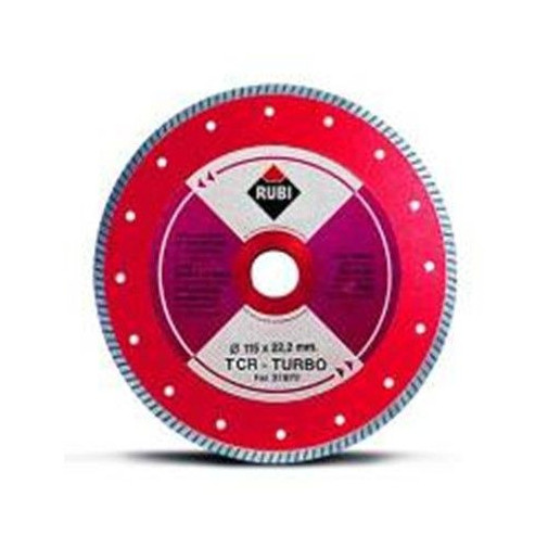 Disco Corte Porcelan. B/cont 115x1,2 Mm Turbo Diam Rubi