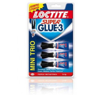Pegamento Instantaneo Loctite Sg-3 Mini Trio 3 Tubos De 1gr