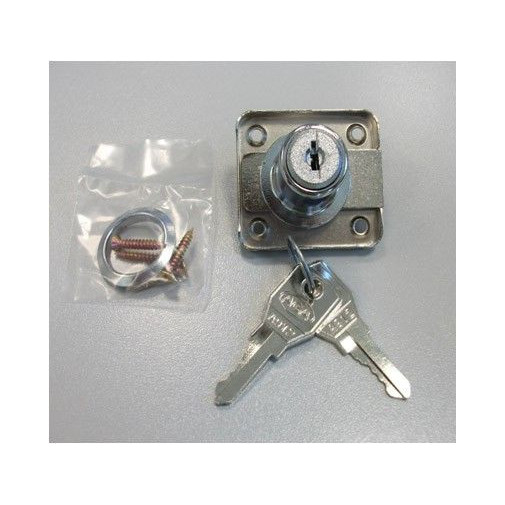 Cerradura Armario Cromada Con Llaves Iguales A912