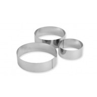 Molde Emplatar Rdo 10x4,5cm Inox Ilsa