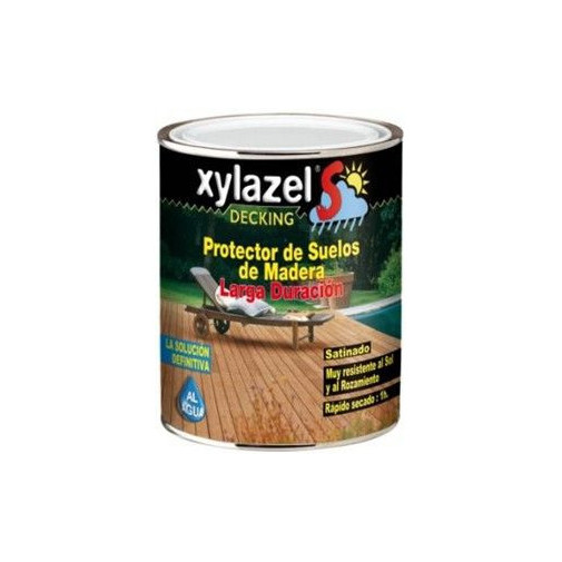 Protector Suelos Maderas Tropicales Color Teca Satinad 750ml