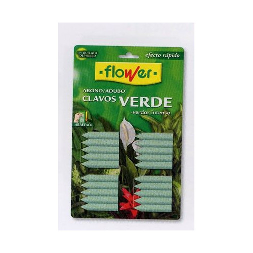 Abono Clavos Plantas Verdes 20u Productos Flower