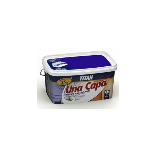 Pintura Plastica Mate Titan Una Capa 2,5lt Negro