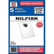 Bolsa Aspirador Papel Nilfisk 915724 Thogar 5 Pz Rf