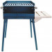 Imex El Zorro 71430 Barbacoa con parrilla, inox, 75 x 44 x 37 cm, NEGRO