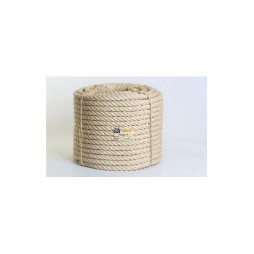 Cuerda Torcida 18mm Sisal Nat 4 Cabos Hyc 100 Mt
