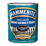 Esmalte Para Metal Hammerite Satinado Negro 750ml