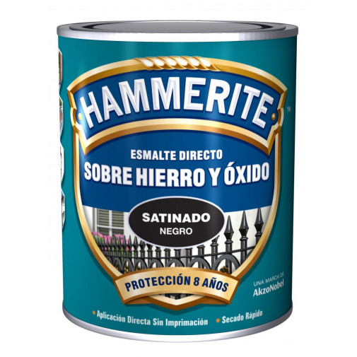 Esmalte Para Metal Hammerite Satinado Blanco 750ml
