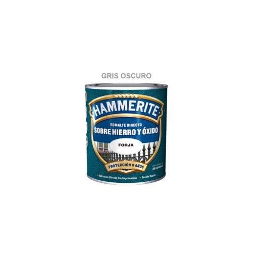 Esmalte Para Metal Hammerite Forja Gris Oscuro 750ml