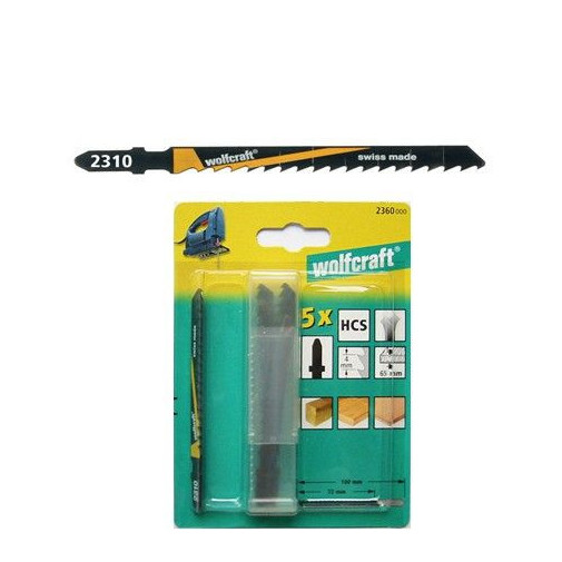 Hoja Sierra Wolfcraft Calar Mad Hcs 2360000 5 Pz