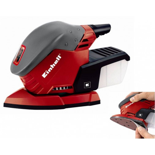 Lijadora Multifuncion 130w Te-os 1320 3 Hojas De Lija Einhel