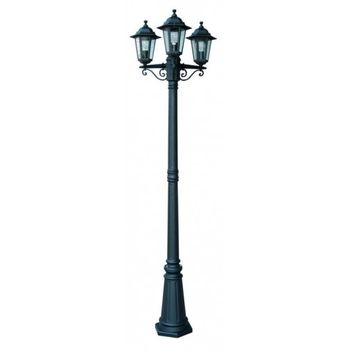 Farol 3c Orlando Negro E27 3x60w