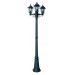 Farola Negra 2,17 M 3 Cabezas Ip44 E27 60w Luxform