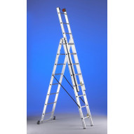 Escalera Ind Transf 2,10/4,90mt 7 Peldaños Tr.c/base Alu Sve