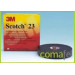 3M HT002001309 Scotch 23 Cinta Eléctrica Autosoldable de Goma, 19 mm x 9.15 m, 1 Rollo, Negro