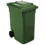 Contenedor Plastico Con Ruedas 360 Litros Verde 04011