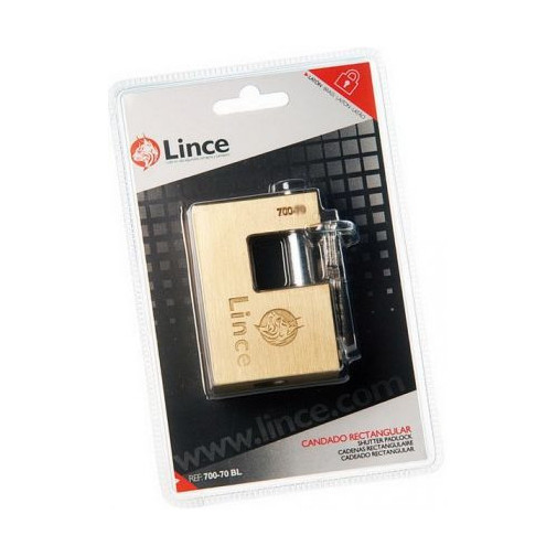 Candado Seg 90mm Arco Rectangular Lat Lat Lince