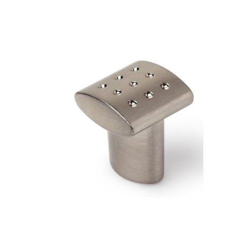 Pomo Mueb 20x20mm Zamak Niq/sat Rei